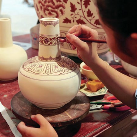 Các loại men gốm Bát Tràng